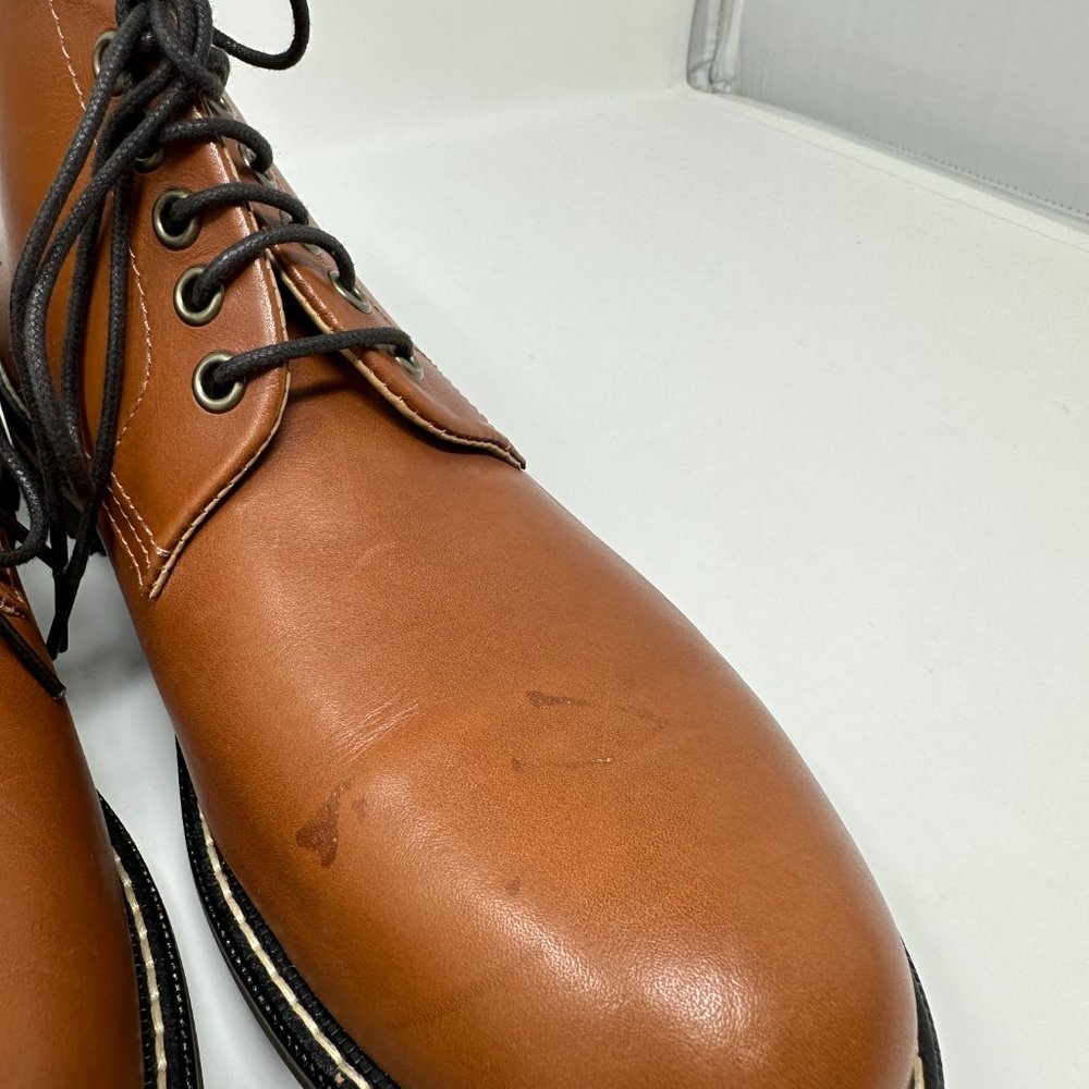 Brooks Brothers Chukka Boots Leather brown shoes Men's size 9D - Picture 11 of 16